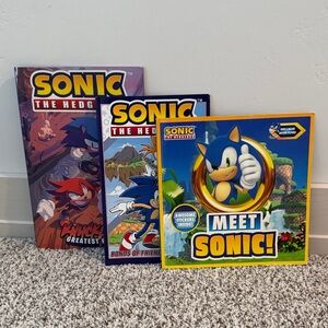 Sonic 3 Piece Book Collection
